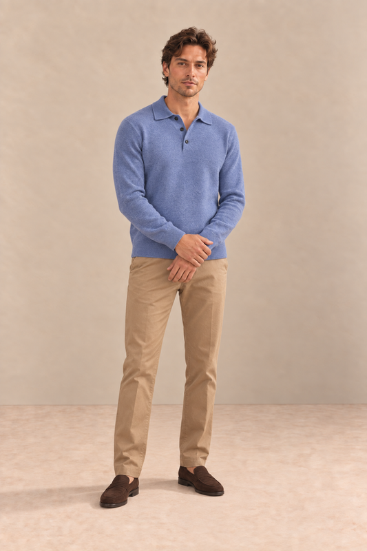 Jersey Abedul – Cuello Polo